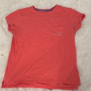 Vibrant Coral Vineyard Vines T-Shirt